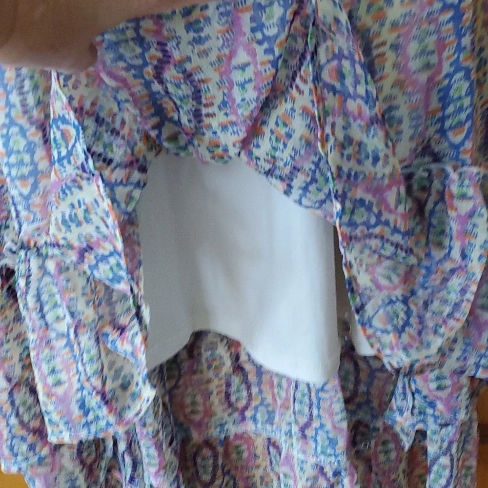 Disney D-Signed High Low Flowy‎ Spaghetti Strap Dress Size Large